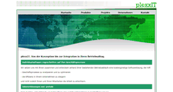 Desktop Screenshot of plexx-it.de
